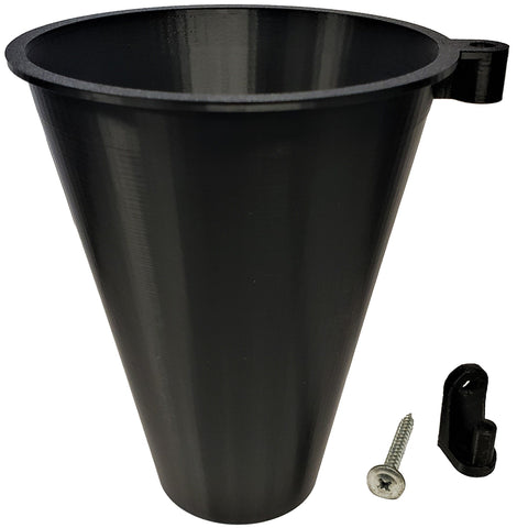Kill cone, mounting bracket detail