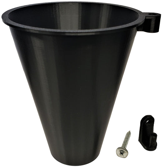 Extra Small Poly Quail Processing Kill Cone with Mount & Screw