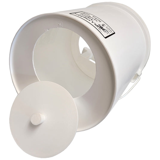 Chicken Nesting Box Bucket Kit, Rear Access Cover, Complete Kit With 5 Gallon Pail