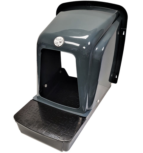 Egg rollout wall mount nesting box for chicken and poultry
