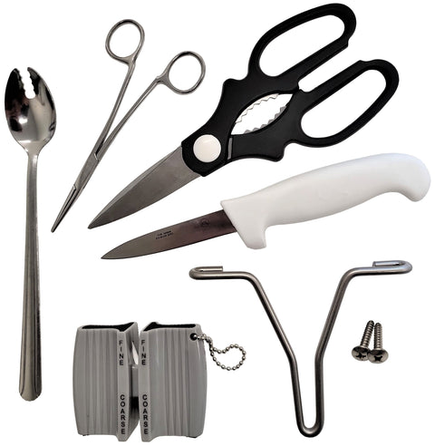 Master quail processing and butcher knife kit