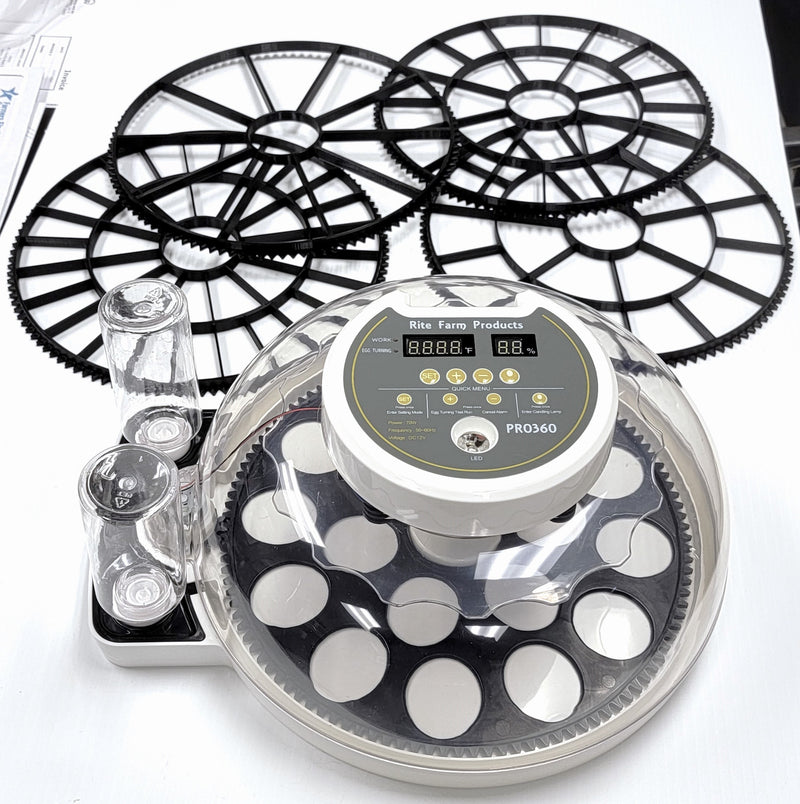 Load image into Gallery viewer, PRO 360 Rite Farm Products 21 Chicken Egg Incubator &amp; or Optional Egg Turner Trays
