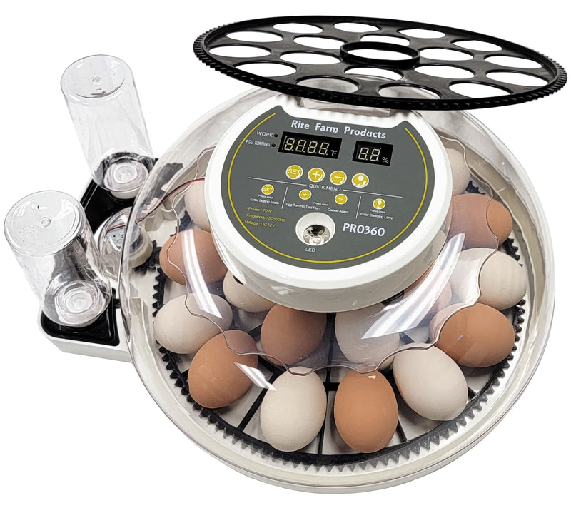 Load image into Gallery viewer, PRO 360 Rite Farm Products 21 Chicken Egg Incubator &amp; or Optional Egg Turner Trays
