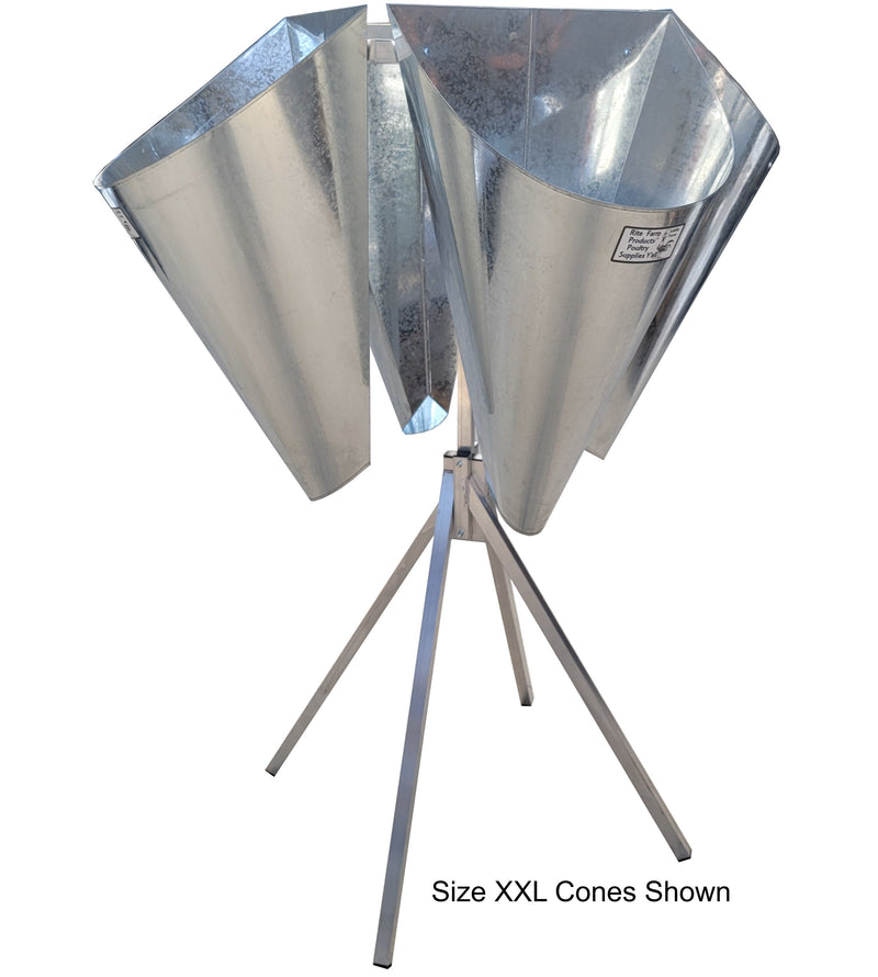 Load image into Gallery viewer, Rite Farm Products Poultry Processing Kill Cone Stand
