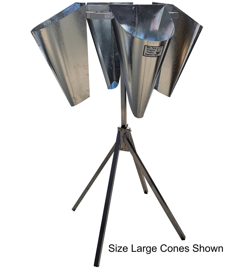 Load image into Gallery viewer, Rite Farm Products Poultry Processing Kill Cone Stand
