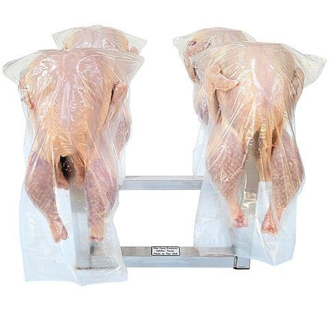 12 inch chicken drying rack with 4 stations