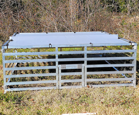Rite Farm Products Aluminum 5'X5' Mobile Broiler Chicken Tractor Coop Poultry Meat Bird, additional product view 2