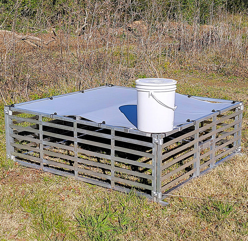 Load image into Gallery viewer, Rite Farm Products Aluminum 5'X5' Mobile Broiler Chicken Tractor Coop Poultry Meat Bird
