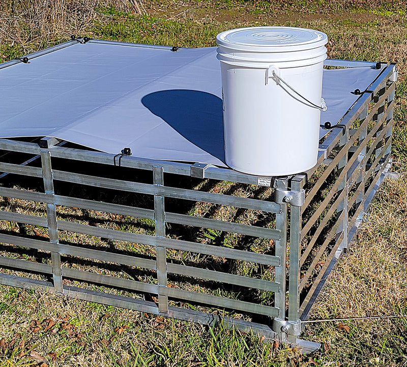 Load image into Gallery viewer, Rite Farm Products Aluminum 5'X5' Mobile Broiler Chicken Tractor Coop Poultry Meat Bird

