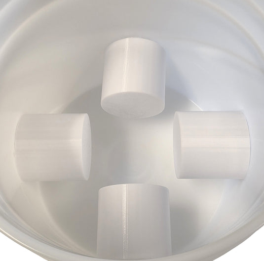 Combo 3.5 Gallon 4 Cup Auto Chicken Drinker & 22 Pound 4 Port Poultry Feeder Set