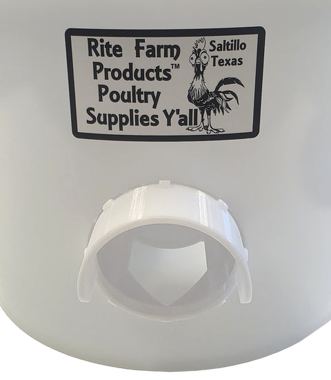 Made In the USA 22 Pound Capacity Automatic Chicken Feeder 4 Port Poultry Feeder, additional product view 2