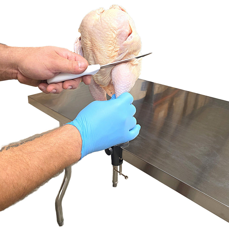 Load image into Gallery viewer, Chicken Cut Up Cone Poultry Deboning Parting Piecing Out Stand Holder
