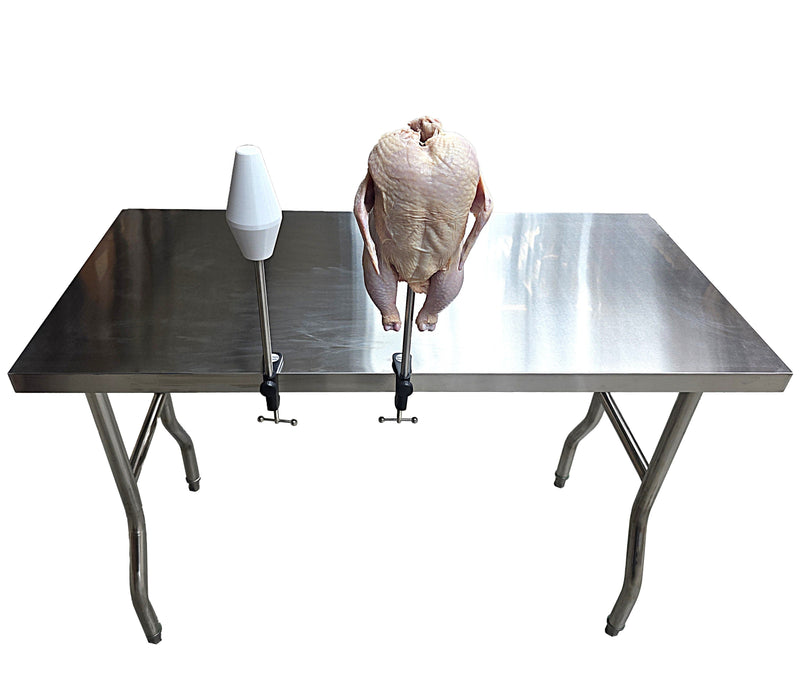 Load image into Gallery viewer, Chicken Cut Up Cone Poultry Deboning Parting Piecing Out Stand Holder
