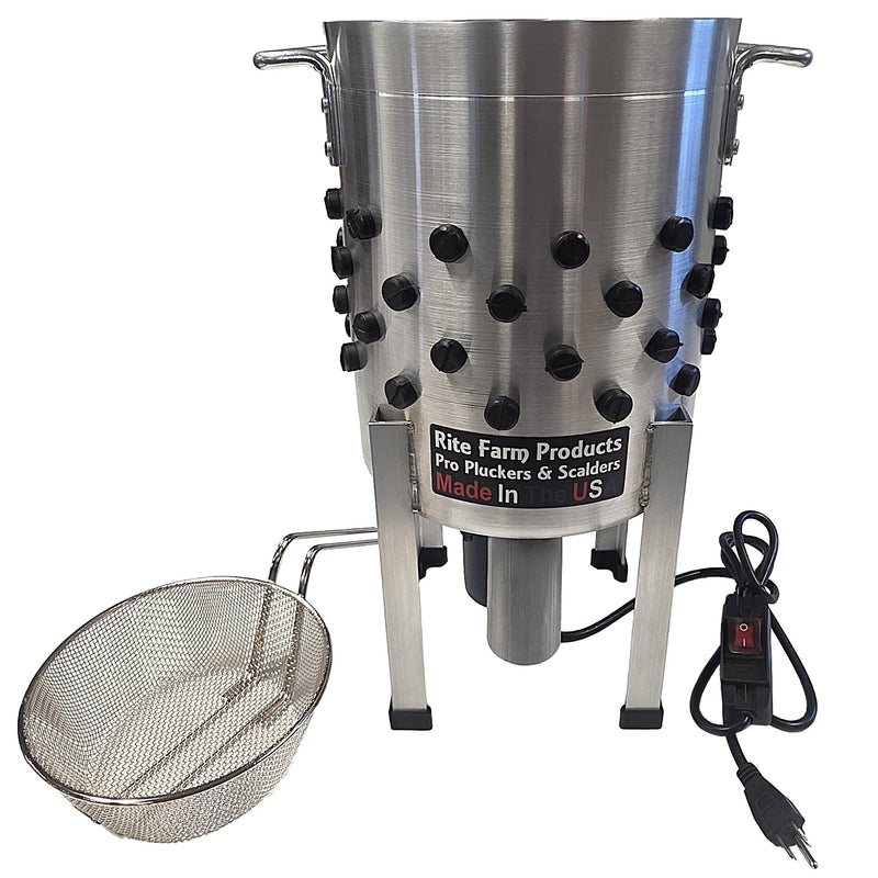 Load image into Gallery viewer, COMBO Rite Farm Products Pro USA Quail Plucker &amp; 4 Gallon 120 Volt, 1,000-Watt Quail Scalder
