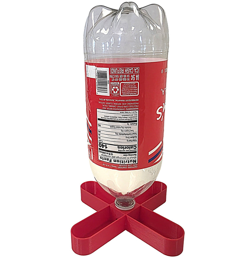 Load image into Gallery viewer, Rite Farm Products 4 Way Anti Drown Soda Pop Chick Waterer for 20oz, 1 Liter, or 2 Liter Quail
