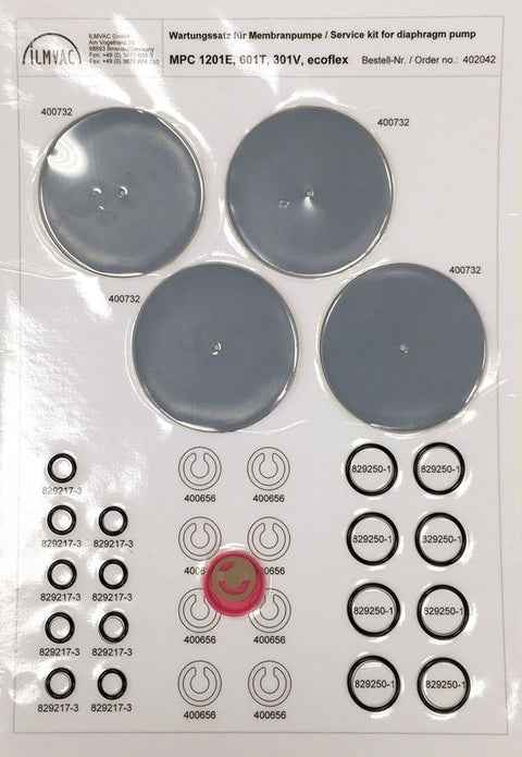 Welch 4 head diaphragm replacement kit