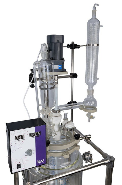 50L Double Jacketed Glass Reactor, additional product view 2