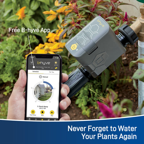 B-hyve Bluetooth 1-Outlet Hose Faucet Timer | Retail Packaging | 21205, additional product view 2