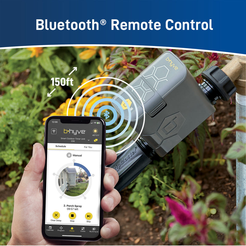 Load image into Gallery viewer, B-hyve Bluetooth 1-Outlet Hose Faucet Timer | Online Packaging | 90205Z

