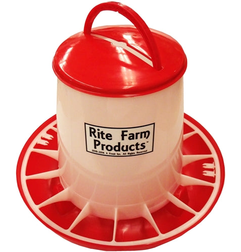 Load image into Gallery viewer, Rite Farm Products Poultry Feeders &amp; or Waterers 4 Sizes Available for Chickens Chicks
