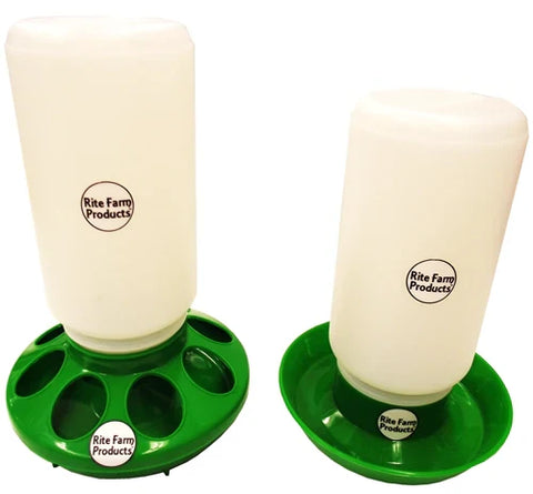 Rite Farm Products Chick Feeder & Waterer with Jars Poultry Chicken, additional product view 2