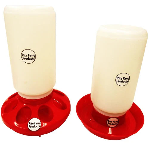 Load image into Gallery viewer, Rite Farm Products Chick Feeder &amp; Waterer with Jars Poultry Chicken

