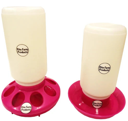 Load image into Gallery viewer, Rite Farm Products Chick Feeder &amp; Waterer with Jars Poultry Chicken
