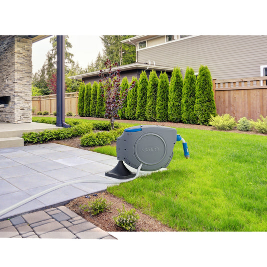 Retractable Hose Reel Ground Mount Base 22541