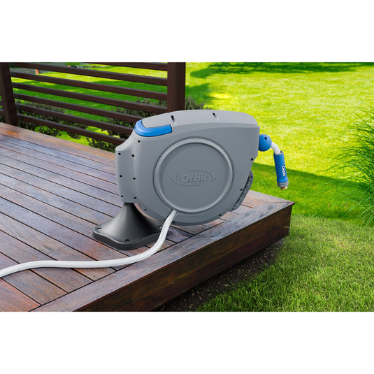 Retractable Hose Reel Ground Mount Base 22541