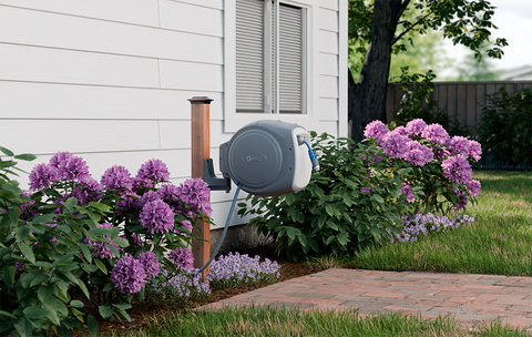 100ft x 5/8 Auto-Retractable Hose Reel with Wall Mount 22562, additional product view 2