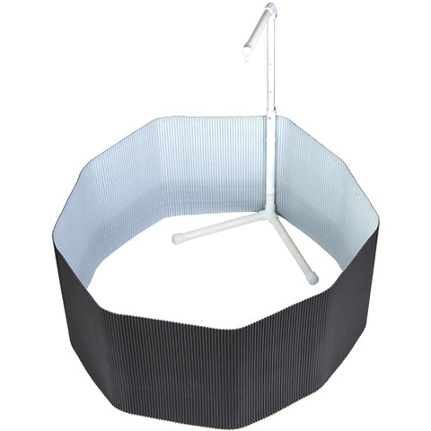 Chick brooder kit with corral and lamp stand