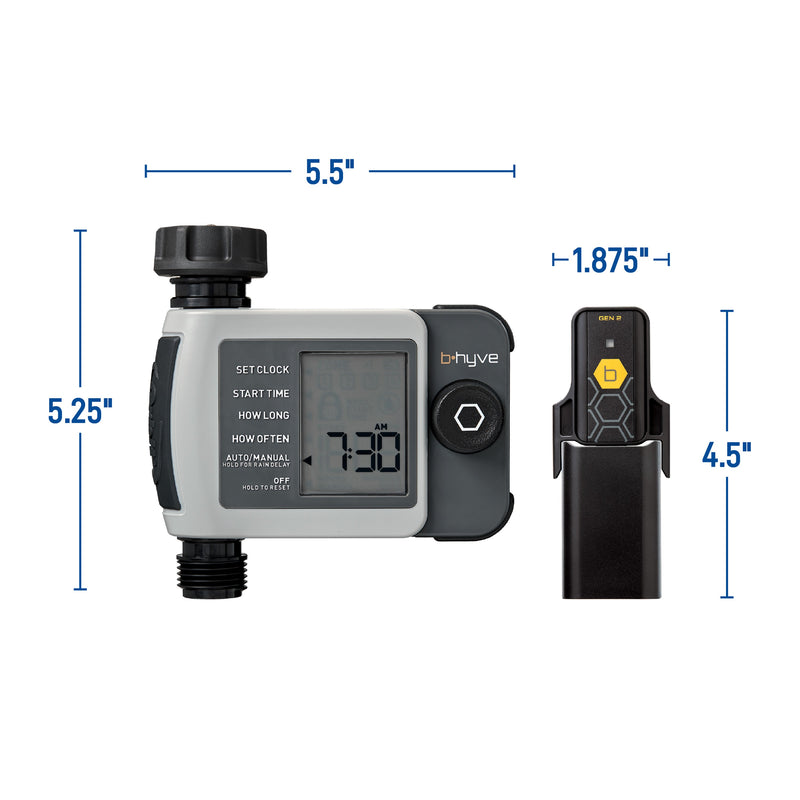 Load image into Gallery viewer, B-hyve XD Bluetooth 1-Outlet Hose Faucet Timer w/Hub | 24516
