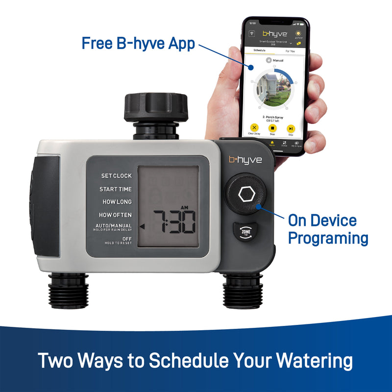 Load image into Gallery viewer, B-hyve XD Bluetooth 2-Outlet Hose Faucet Timer | 24632
