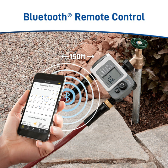 B-hyve XD Bluetooth 2-Outlet Hose Faucet Timer w/Hub | 24637