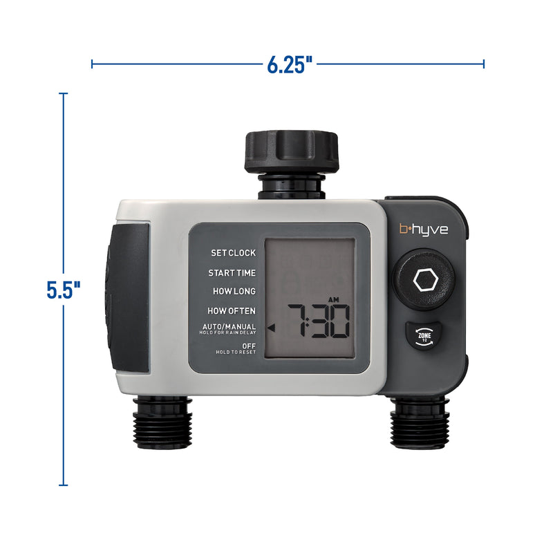 Load image into Gallery viewer, B-hyve XD Bluetooth 2-Outlet Hose Faucet Timer | 24632
