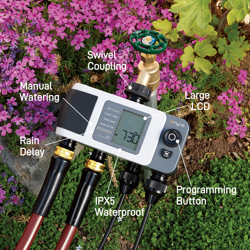 Load image into Gallery viewer, B-hyve XD Bluetooth 4-Outlet Hose Faucet Timer | 24634
