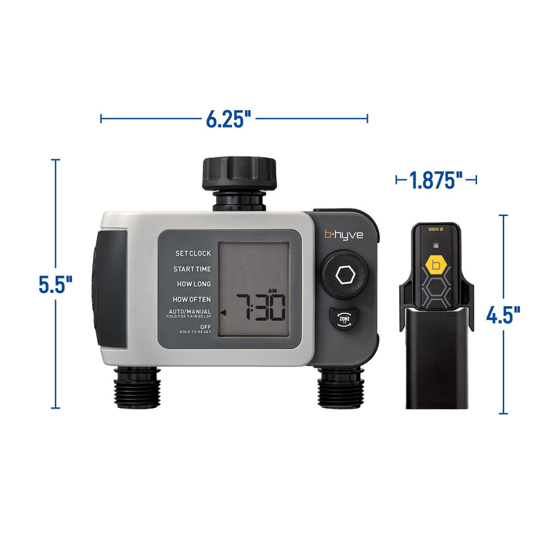 Load image into Gallery viewer, B-hyve XD Bluetooth 4-Outlet Hose Faucet Timer w/Hub | 24639
