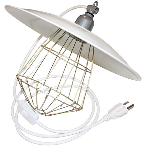 Industrial chick brooder lamp light fixture, additional product view 2
