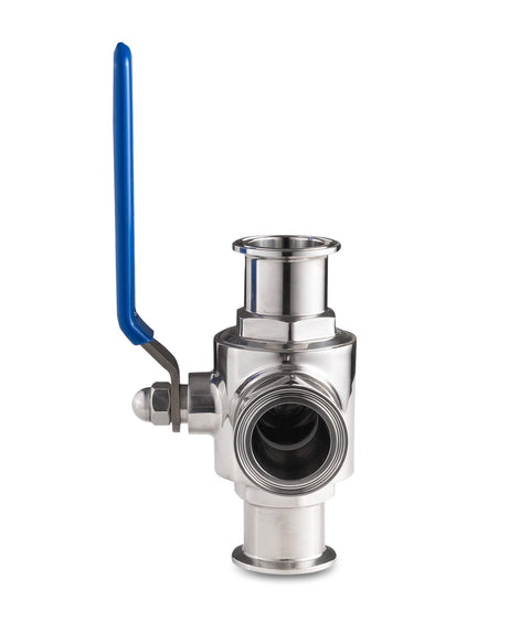 Sanitary 3-Way Ball Valve 4