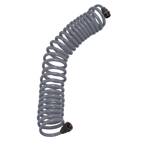 25' Gray Coil Hose w/8-Pattern Plastic Nozzle 26382, additional product view 2