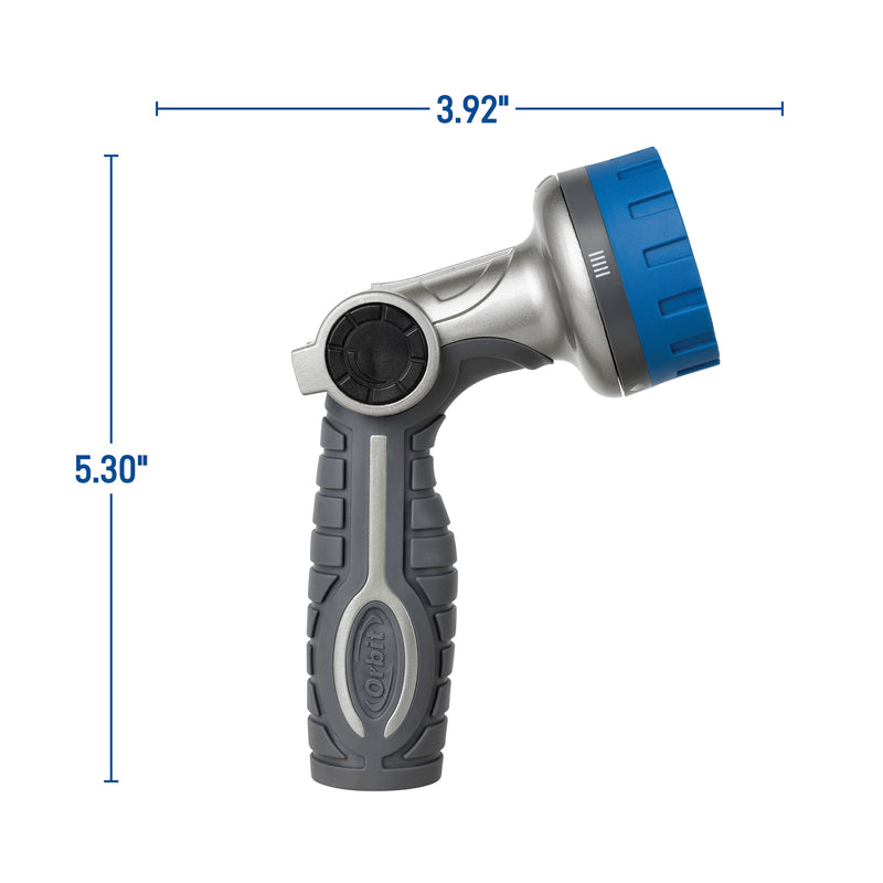 Load image into Gallery viewer, Heavy Duty 6-Pattern Zinc Thumb Control Nozzle 26480
