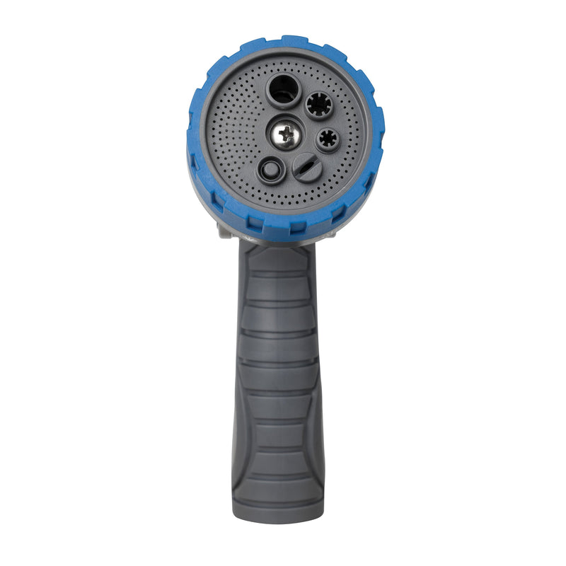 Load image into Gallery viewer, Heavy Duty 6-Pattern Zinc Thumb Control Nozzle 26480
