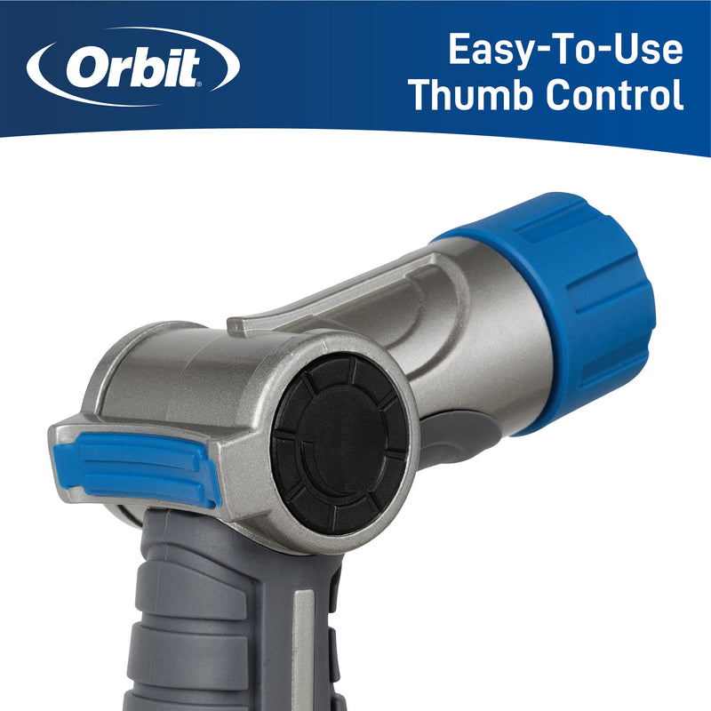 Load image into Gallery viewer, Orbit Adjustable Heavy-Duty Metal Thumb Control Nozzle 26481
