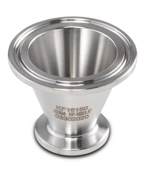 KF flange by tri-clamp end cap adapter