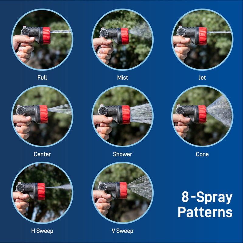 Load image into Gallery viewer, Pro Series 8-Pattern Thumb Control Nozzle 26812

