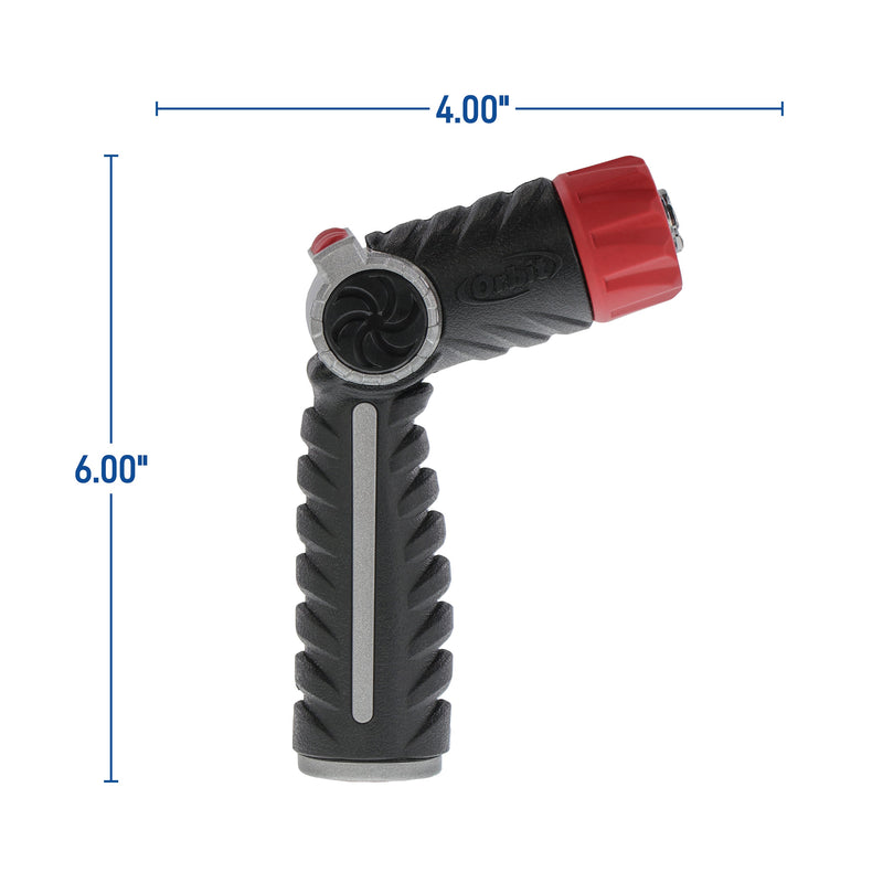 Load image into Gallery viewer, Pro Series Adjustable-Spray Metal Thumb Control Hose Nozzle | 28613
