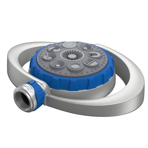 Orbit elevated 8-pattern metal turret sprinkler 28252