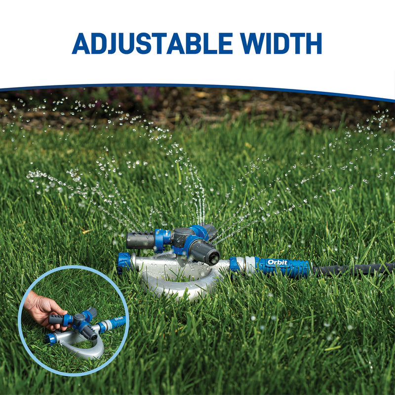 Load image into Gallery viewer, Orbit Elevated 3-Arm Rotating Sprinkler on Base 28253
