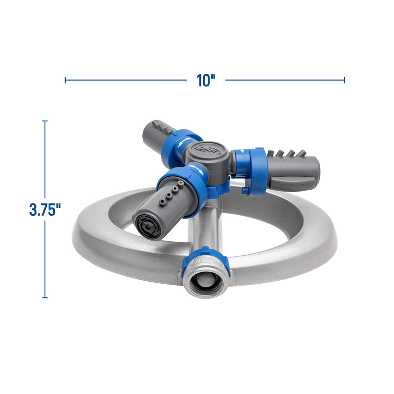 Load image into Gallery viewer, Orbit Elevated 3-Arm Rotating Sprinkler on Base 28253
