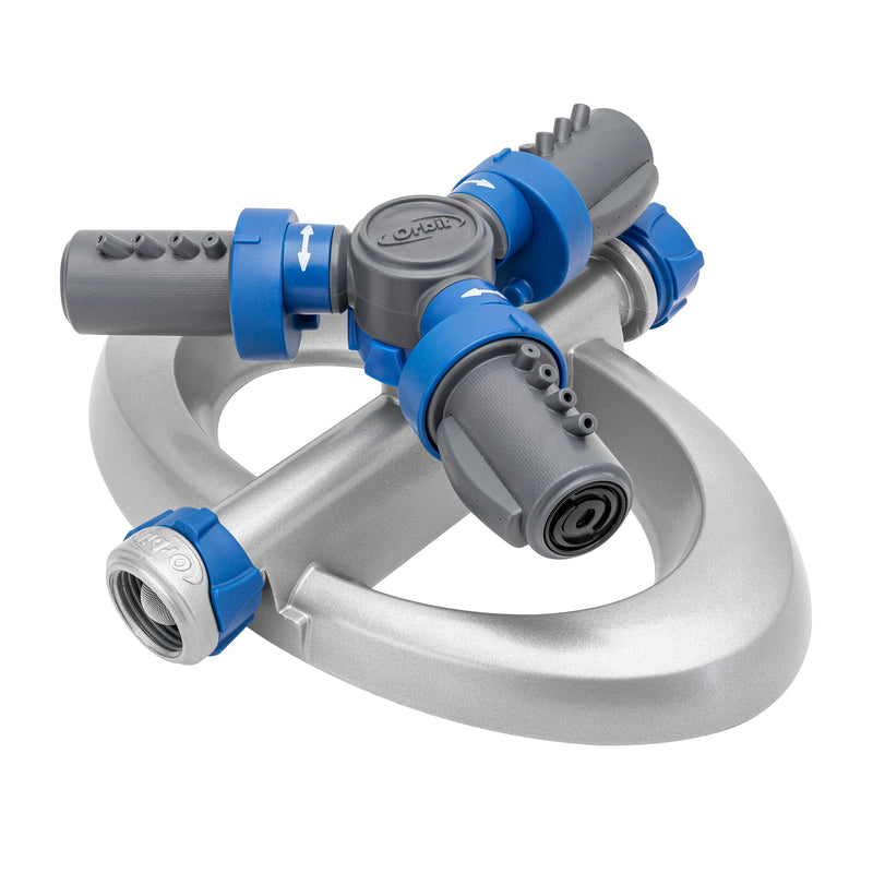 Load image into Gallery viewer, Orbit Elevated 3-Arm Rotating Sprinkler on Base 28253
